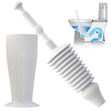 Luigi's World's Best Toilet Plunger - Plunger Toilet Unblocker Heavy Duty - Plungers for Unblocking - Unique Strongest Unblocker Tool - Plungers for