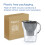 BRITA George Foreman Medium Electric Fit Grill [Non stick, Healthy, Griddle, 6