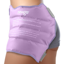 NEWGO Hip Ice Pack Wrap Reusable Hip Cold Pack for Hip Bursitis, Hip Replacement Surgery, Hot Cold Therapy Gel Ice Pack for Hip Flexor Pain, Swelling