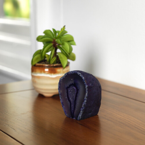 Purple Agate Geode – Natural Quartz Crystal Centre 2