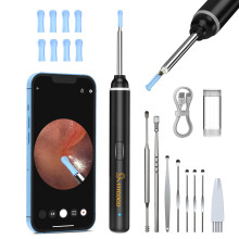 VITCOCO Ear Wax Removal Kit Ear Camera 1920P HD Ear Wax Removal Tool Ear Cleaner Otoscope with 6 LED Lights, 3mm Visual Ear Scope for iPhone iPad And