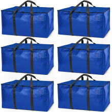 ClearSpace Heavy Duty Moving Boxes or Storage Bags, Large Bags or Storage Bins with Lid, Backpack Straps & Handles, Moving Supplies for College Dorm