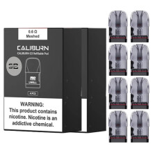 Uwell Caliburn G3 Pods (0.6ohm) - 2 x 4 Packs for Uwell Caliburn G3 Pod kit, 2ml capacity - No Nicotine (0.6ohm 2 Packs)