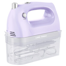 Lord Eagle Hand Mixer Electric Whisk, 400W Power Handheld Mixer for Baking Cake Egg Cream Food Beater, Turbo Boost/Self-Control Speed + 5 Speed + Eje