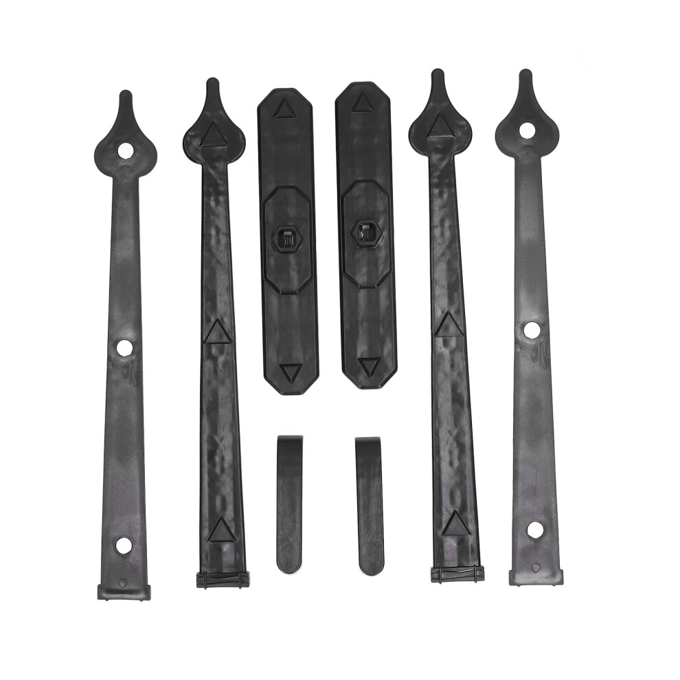 Galvanized Duct Vent Covers Decorative Garage Door Hardware Set, Magnetic Abs Accents For Weatherproof Garage Doors 9464372500581