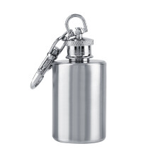 Portable Stainless Steel Flasks, Keychain Flask Perfect For Storing Wine Alcohol Whiskey, Food Grade Material Ensures Durability And Anti-Rust