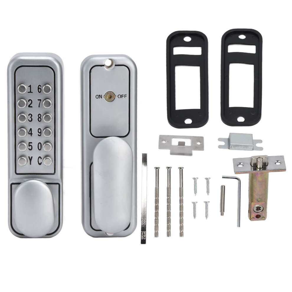 Digital Combination Lock Keyless Entry System Cabinet Door Latches Mechanical Password Lock Zinc Alloy Door Lock For Secure Access 9464372500536