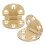 Folding Table Hardware Set, Solid Brass Hinge for Sewing Machine Table, Jewelry Box Drawer Fitting, Elegant Copper Finish, Heavy Duty Flip Top, 2 Set 2