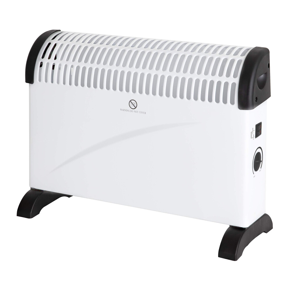 Warmlite Wl41001n 2000W Convection Heater With Adjustable Thermostat, White