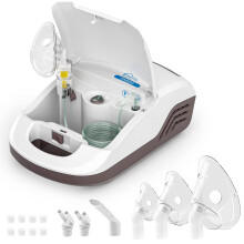 Hangsun Nebuliser Machine for Adults and Kids, CN950 Pro Nebulizer All-in-One Compressor System Electric Inhaler Full Accessory for Home Use, Vaporiz