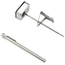 BBQ Oven Thermometer Food Grade Stainless Steel Temperature Monitor with Clip, Accurate Cooking Meat Thermometer for Grilling Roasting Baking