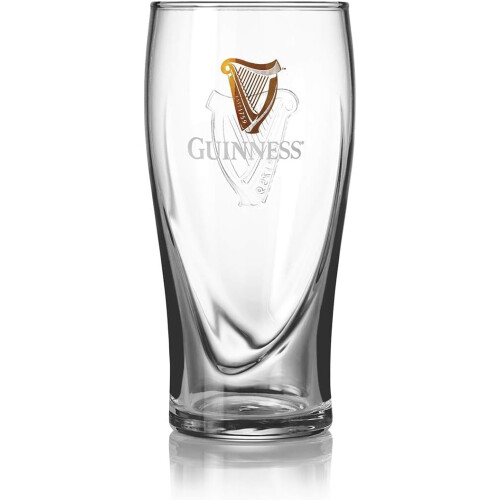 Guinness Embossed Pint Glass