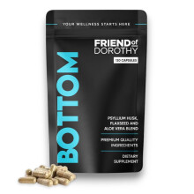 Friend of Dorothy - Bottom Fiber Supplement for Effortless Prep Time - Helps Promote Digestive Regularity - Psyllium Husk Based - for Men Who Bottom,