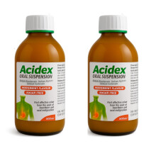 Acidex Liquid Peppermint 500 ml Sugar Free Indigestion Relief Fast Acting Heartburn Indigestion Acid Reflux & Nausea Relief Suitable for Pregnancy &