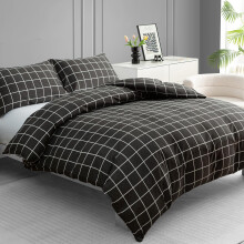 Lazzzaro King Size Duvet Cover Sets - Premium Microfiber Kingsize Duvet Cover Sets (230 x 220 cm) 3 PCs - Ultra Soft Hypoallergenic King Size Duvet C