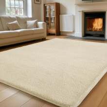 Sour Lemon Carpet Rugs Living Room Large 120 x 170, Grey Rug for Bedroom Washable Area Rugs Anti Slip Fluffy Rug Shaggy Cream Rug Carpets Extra Large