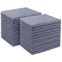 AIDEA Microfibre Cleaning Cloth 24 Pack, 30CMX40CM Microfiber Towel for Cars, Soft & Absorbent Microfiber Towels, Lint Free Cleaning Cloth, Premium W