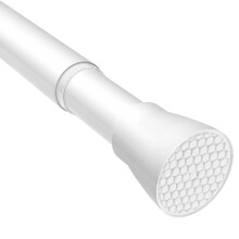 Shower Curtain Rail Extendable Curtain Poles 70-130 cm Tension Rods for Curtains Shower Curtain Rod Shower Curtain Pole Tension Rod Curtain Poles No