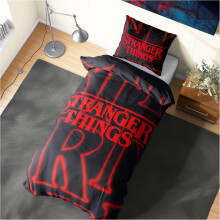 Get Trend Stranger Things Single Duvet Cover Set for Kids Teens,