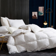 BedFabtasy King Duvet 9 TogLuxury Goose Feathers Down Duvet100% Organic Cotton Cover & Down Proof FabricHotel Quality King Quilt with 8 Corner Tab