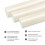 TECKWRAP Permanent Adhesive Vinyl 12" x 10ft, Matte Ivory White 2