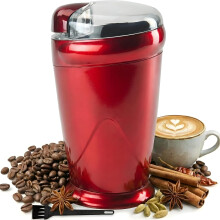 Andrew James Electric Coffee Grinder, Bean, Nut & Spice Grinder, Powerful Compact Grinder for Home Kitchen, One Touch Operation 150w with 70g Basin,