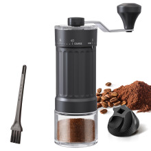 Olkezz External Adjustable Manual Coffee Grinder, with High Precision Ceramic Contemporary Conical Burr, 40-Grade Adjustable Settings, for Aeropress
