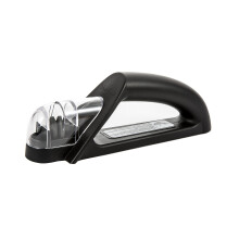 Robert Welch Hand-Held Knife Sharpener. MULTI AWARD WINNING DESIGN - The Ceramic Wheel Sharpens Blades To Exact 15 Angle. 10 Year Guarantee.