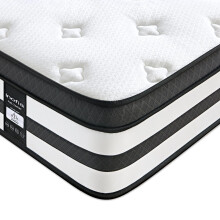 Inofia Sleep Super King Mattress Memory Foam 6FT, 11 Inch Hybrid