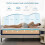 Hiimgo Double Mattresses Memory Foam - Orthopaedic Medium Firm 3