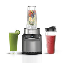 Ninja Blender with Auto-iQ, Blend in Cup, One Touch Controls, Make Smoothies, Milkshakes & Frozen Treats, Dishwasher Safe Parts, Stainless Steel Blad