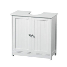 AVC Designs Bathroom Sink Cabinet Under Basin Unit Cupboard Storage Furniture White