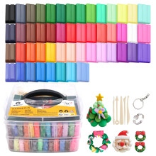 Artecho Polymer Clay Set, 50 Colors Modeling Clay Kit with 5pcs Clay Sculpting Tools and 31pcs Accessories for DIY, Oven Bake Clay, Crafts Gift for B