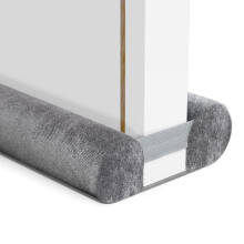 BKSAI Double Side Door Draught Excluder for Bottom of Door, No-Adhesive Door Draft Excluder, Under Door Gap Filler Blocker, Door Soundproofing, Keeps