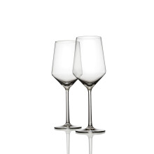 Schott Zwiesel Pure Glassware - White Wine Glasses - Set of 2, 408ml Capacity, Tritan Glass, Dishwasher Safe.