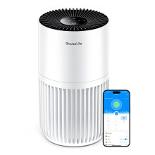 GoveeLife Mini Air Purifier for Bedroom, HEPA Smart Filter Air Purifier with App Alexa Control for Pet Hair, Odors, Pollen, Smoke, Portable Air Clean