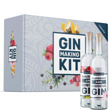 Gin Making Kit - Make Your Own Pink Gin, Raspberry & More - Gifts For Her Idea for Birthday or Christmas - Craft Kits By Makester