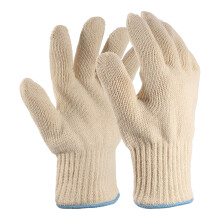 Phoetya 2 Pcs/Set Heat Resistant Oven Gloves, Double-Layer Non-Slip & Reusable Kitchen Oven Gloves with Fingers for BBQ Cooking Baking