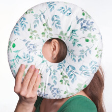 ODOXIA Piercing Pillow | Ear Piercing Pillow for Side Sleepers | Pain Relief | Adjustable Filling | Donut Cushion for Ear | Reduces Pressure | Hole |