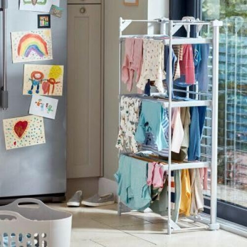 drysoon Deluxe 3-Tier Heated Clothes Airer 2