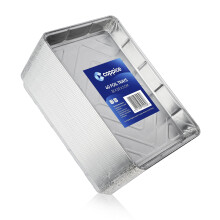 Coppice 40 Foil Trays – Disposable Aluminium Trays for Baking, Roasting, BBQ & Food Storage | 32 cm 20 cm 3 cm | Oven, Air Fryer, Freezer & Micro