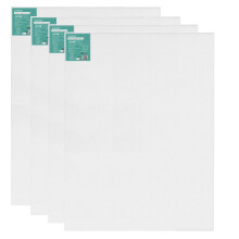 Exerz 70x80cm Stretched Canvas 4pk - Artist Framed Canvas 280GSM 1.7cm