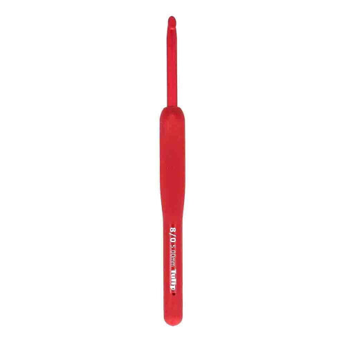 Tulip Etimo Red Crochet Hook Soft-Grip 5 mm - 1 Piece