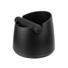 Coffee Knock Box, Coffee Grounds Container, Espresso Grounds Bin Knock Box, Barista Coffee Grind Bin Knock Out Box with Removable Metal Knock Bar & N