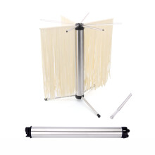 KITCHENDAO Collapsible Pasta Drying Rack, Foldable for Easy Storage, Rotary Arms, Detachable for Easy Cleaning, Stainless Steel Homemade Hanging for