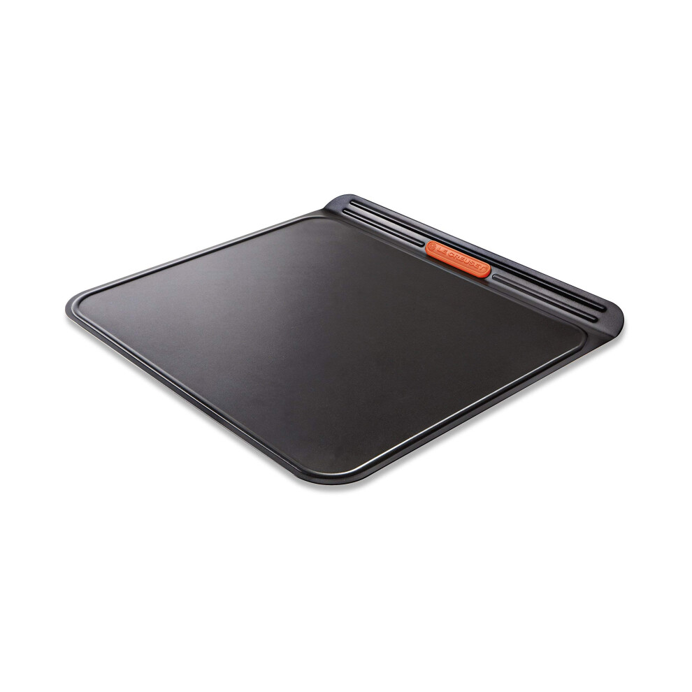 Le Creuset Non-Stick Carbon Steel Bakeware Cookie Tray, 38 Cm, 46082380010000 Black