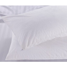 K&A Terry Waterproof Pillow Protectors 4 Pack | Ultrasoft, Breathable & Anti Allergy Pillow Cases | UK Standard 48x74 cm