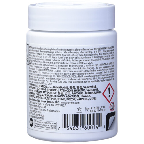 Urnex Cafiza Espresso Machine Cleaning Tablets, Pack of 100 1