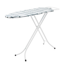Pifco Medium Ironing Board - Foldable, Height Adjustable, And Ultra Lightweight Iron Board - Sturdy 4 Leg With Strong Frame And 100% Cotton Cover Ir