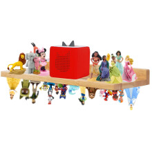 FURAOMEILI for Tonies Shelf Magnetic,for Toniebox Figures Storage Display Shelf (for 36 Character),Wall Floating Shelves for Audio Toy Figurine,Compa